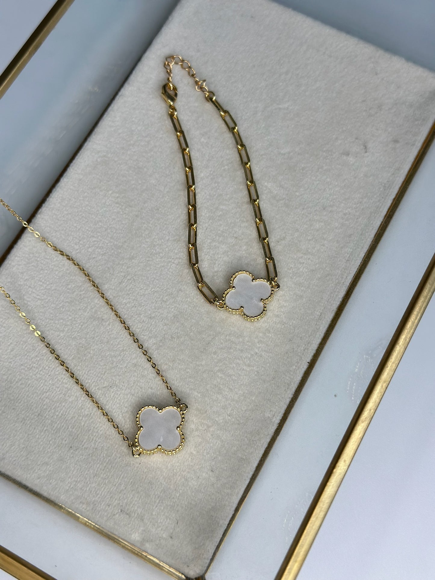 White Clover Necklace