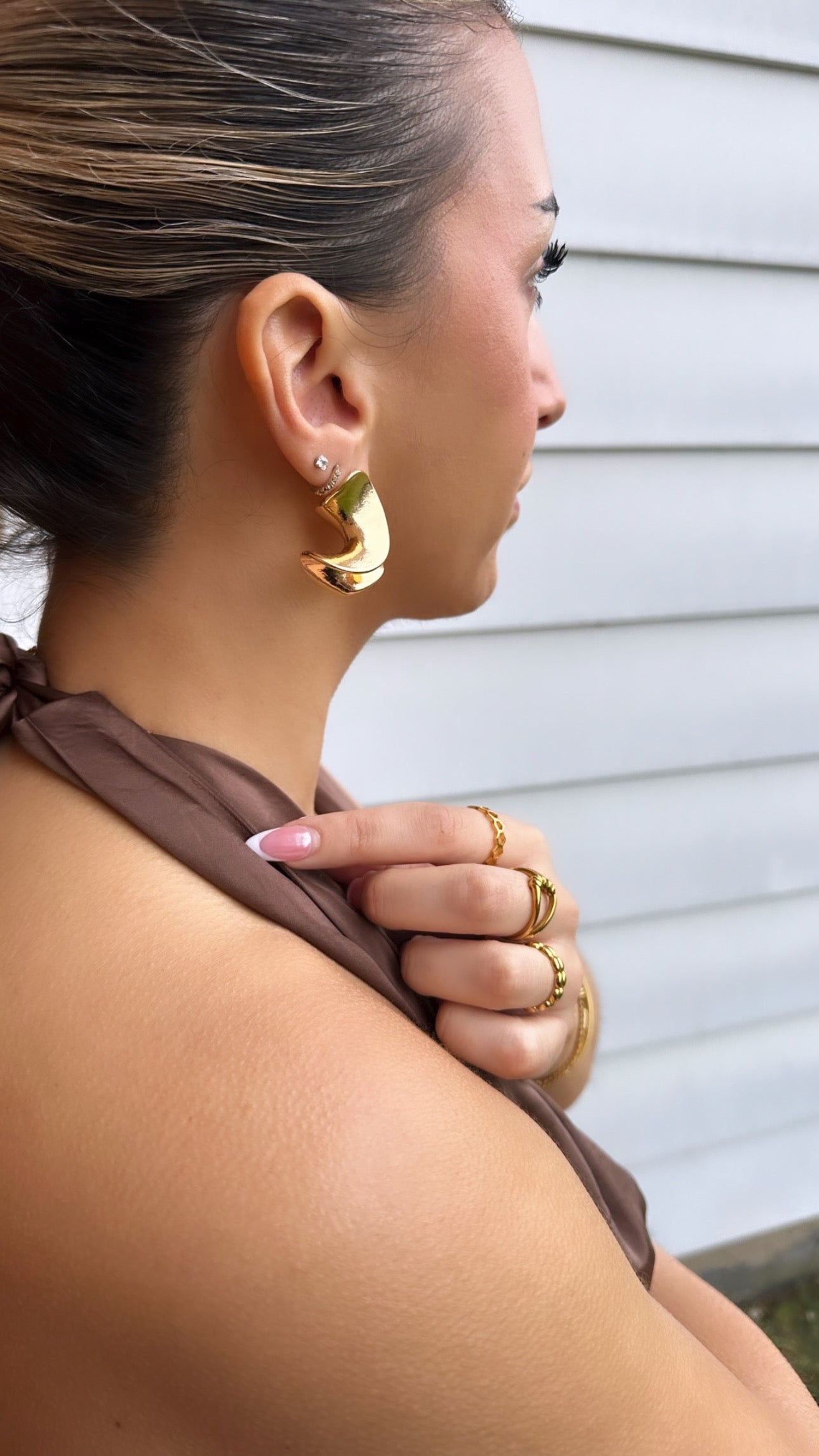 Half Moon Earrings