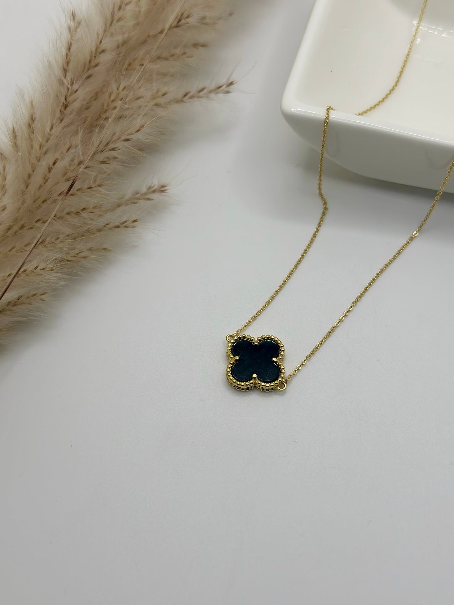 Black Clover Necklace
