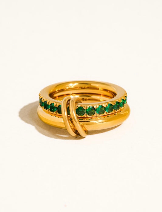 Emerald Sabrina RIng