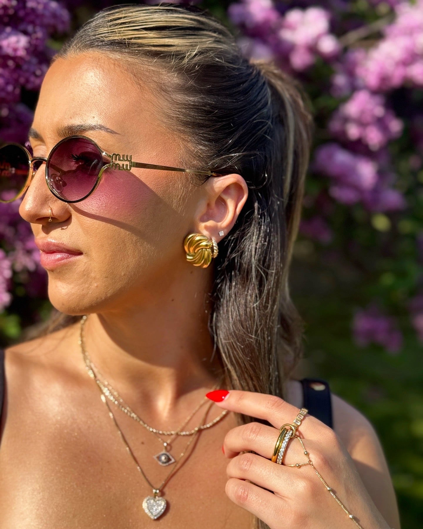 Golden Flow Earrings