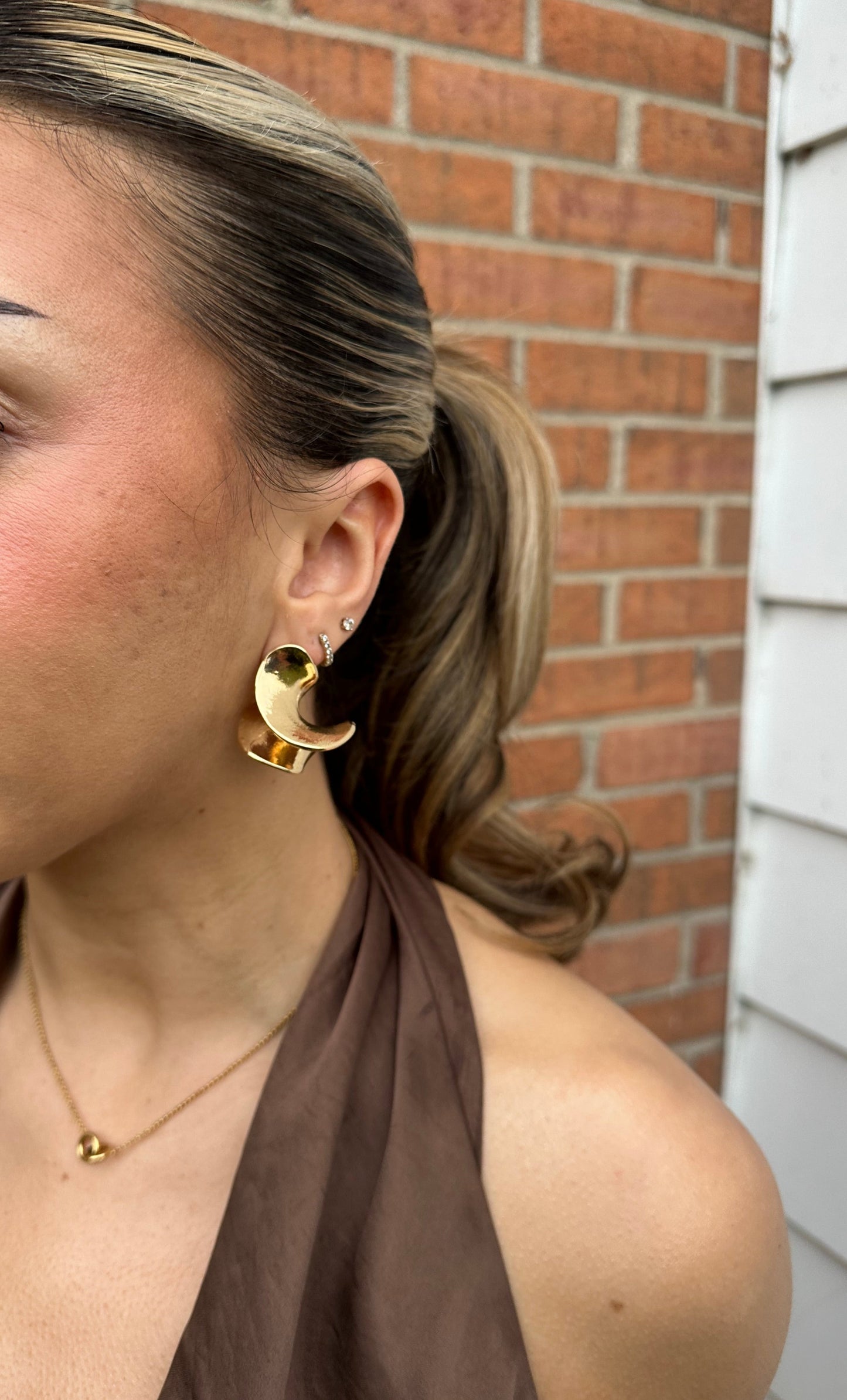Half Moon Earrings