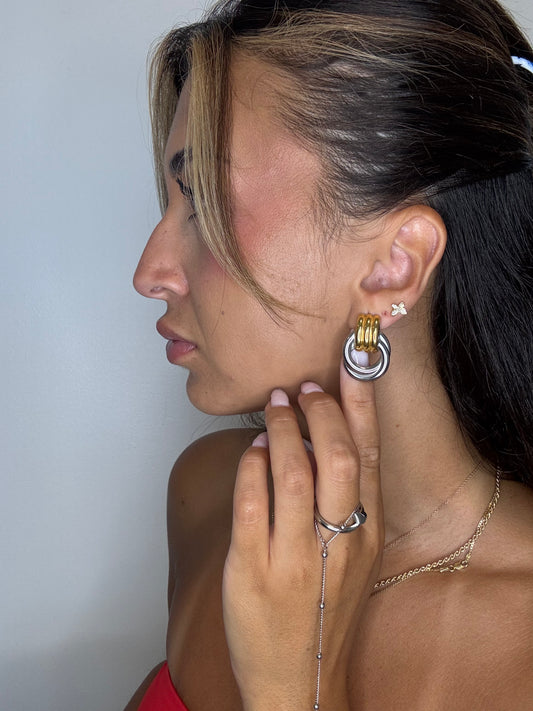 Two-Toned Earrings