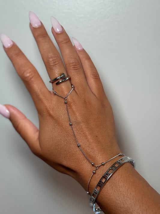 Silver Hand Chain
