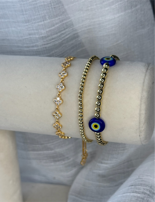 Evil Eye Beaded Bracelet