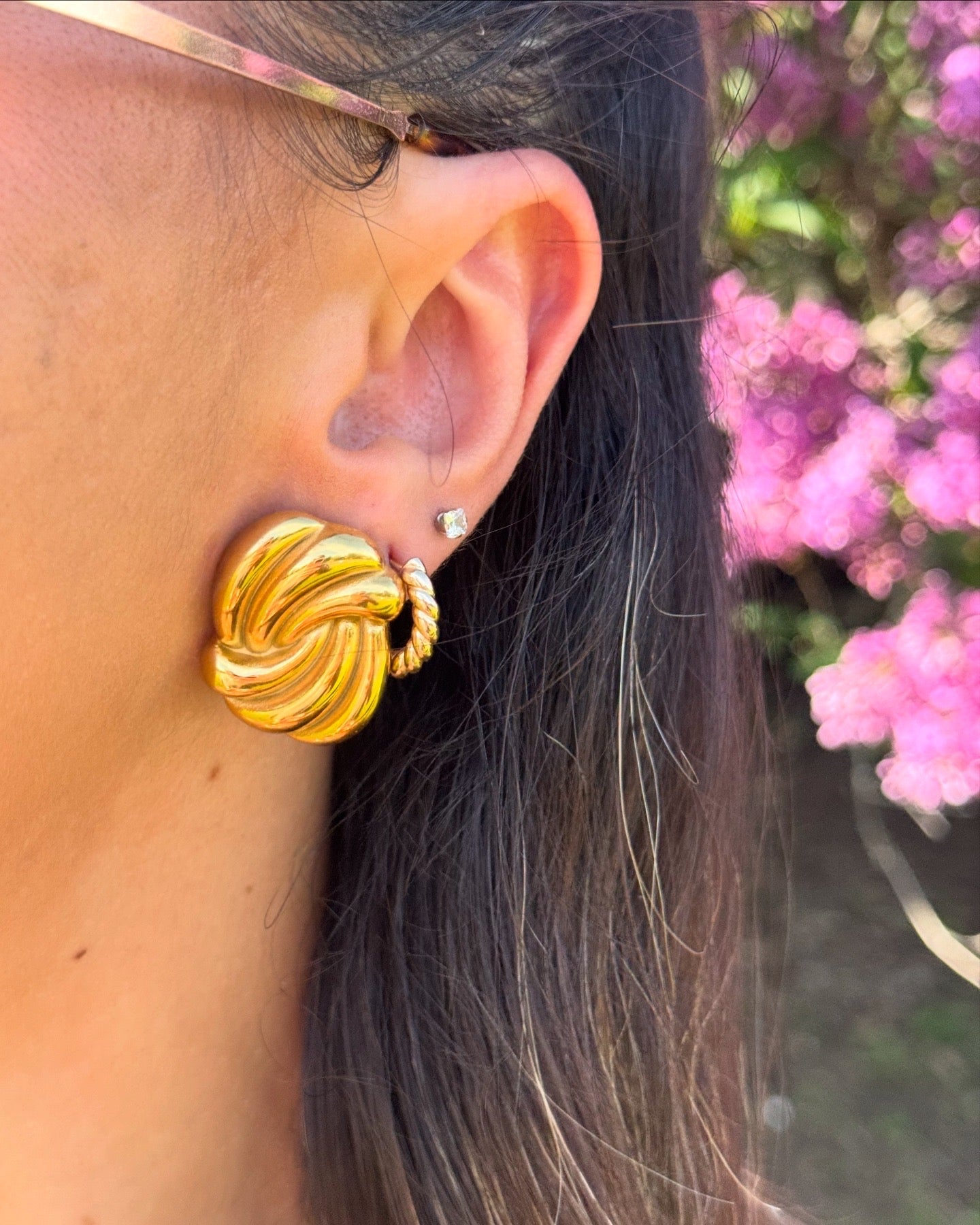 Golden Flow Earrings