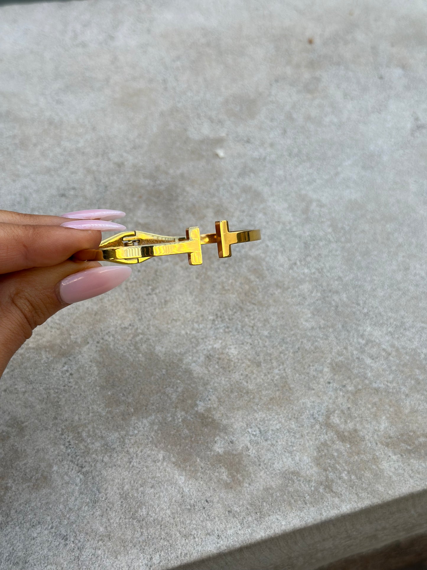 H Cuff Bracelet